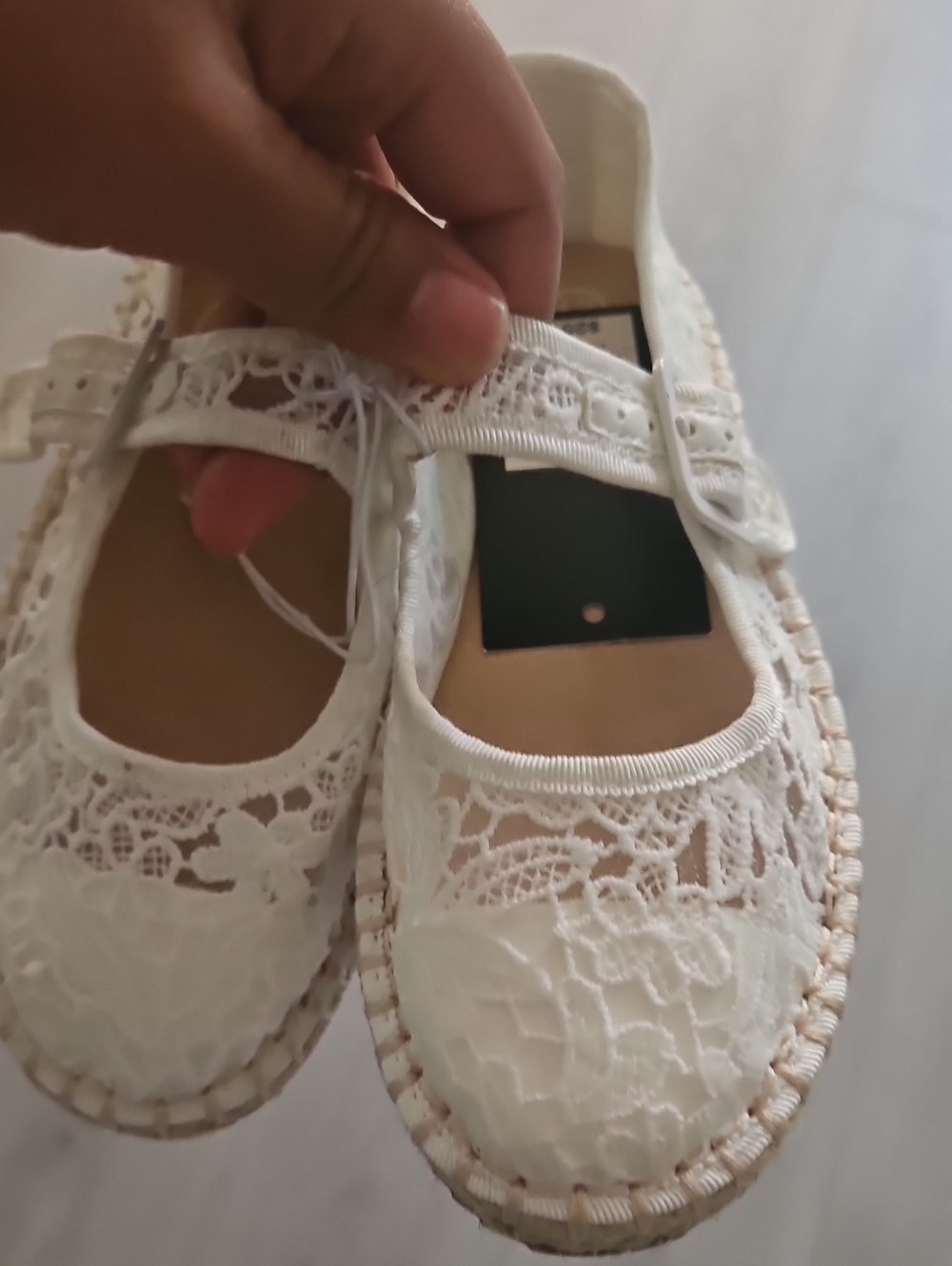 Cat & Jack White Lace Mary Jane Kids Shoes